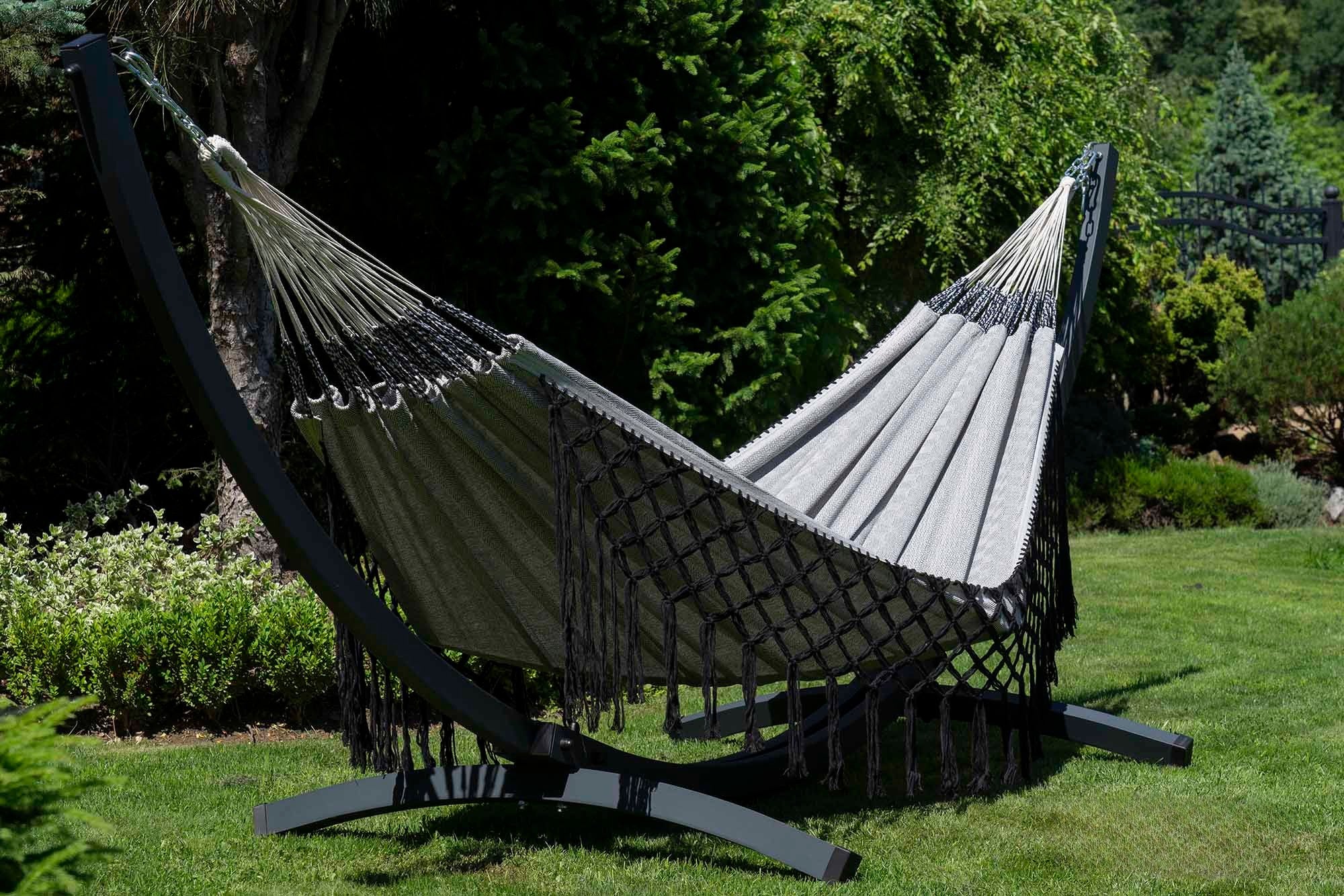 Hamac sur pied macramé Brise