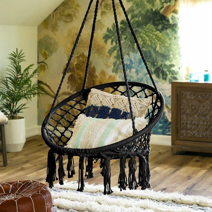 Fauteuil Suspendu Macramé – Lirana