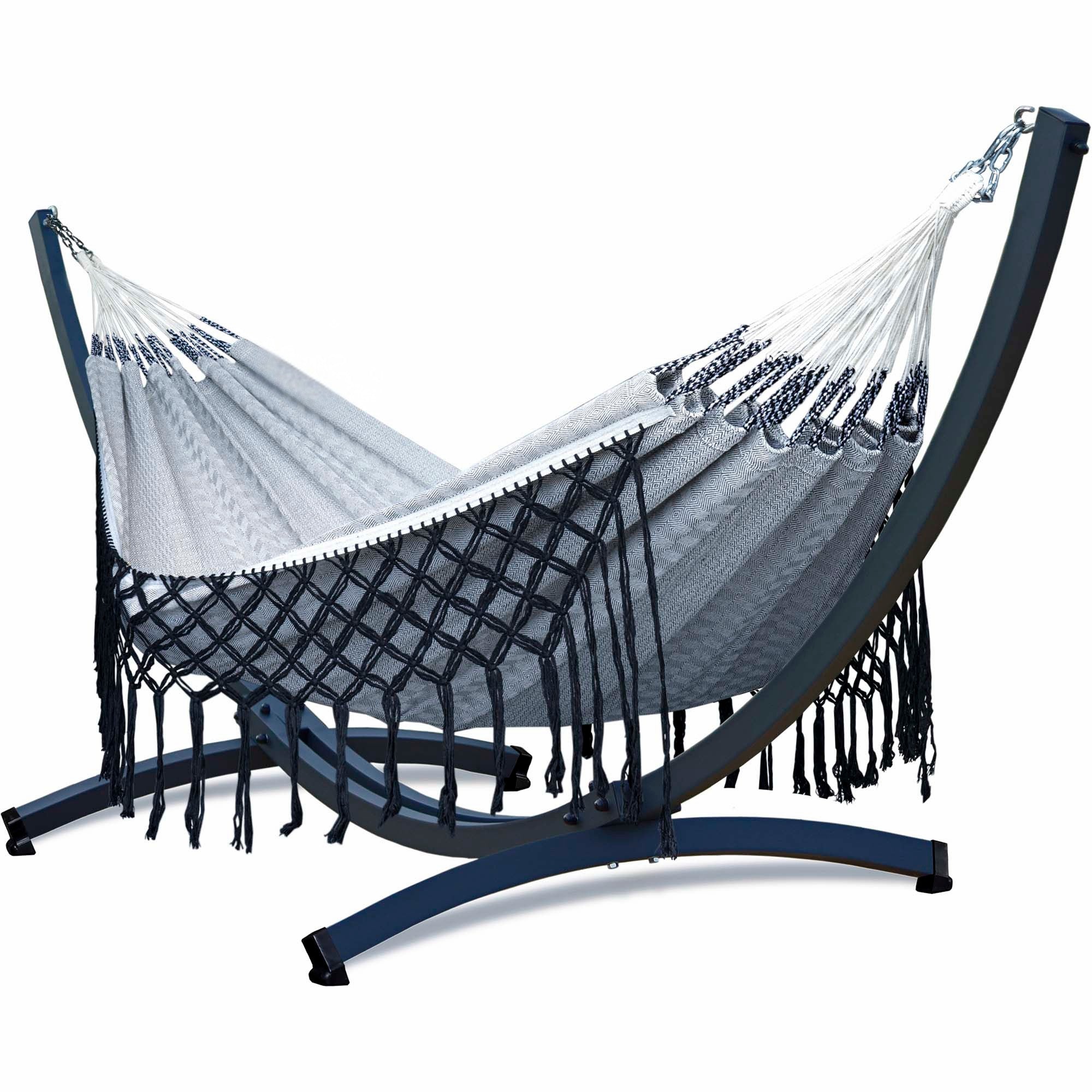 Hamac sur pied macramé Brise