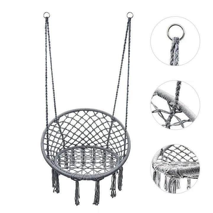 Fauteuil Suspendu Macramé – Lirana
