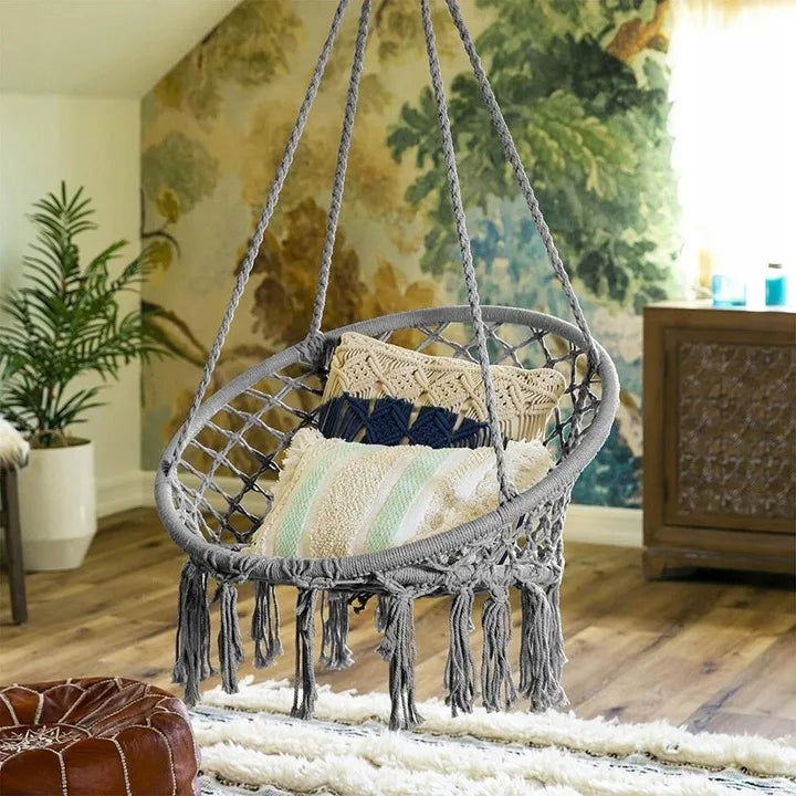 Fauteuil Suspendu Macramé – Lirana